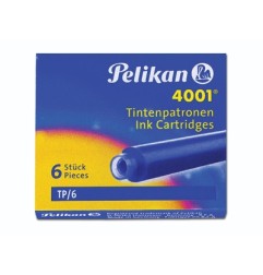 1 - 6 cartucce Pelikan stilografica blu royal TP/6 332361