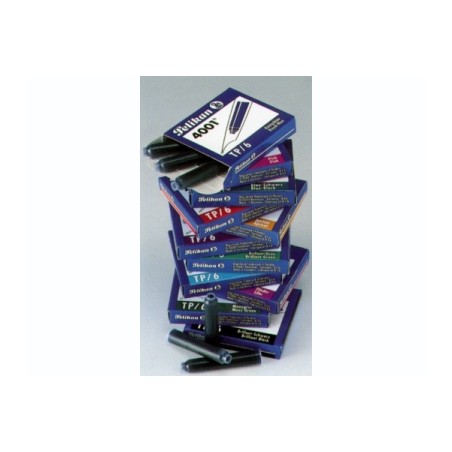 1 - 6 cartucce Pelikan stilografica verde TP/6