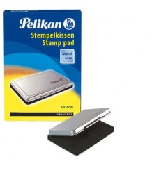 1 - Cuscinetto inchiostro per timbro Pelikan - N. 3 - 5x7 cm Nero