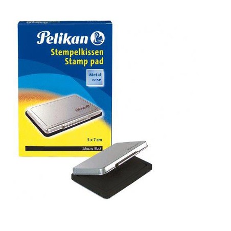 1 - Cuscinetto inchiostro per timbro Pelikan - N. 3 - 5x7 cm Nero