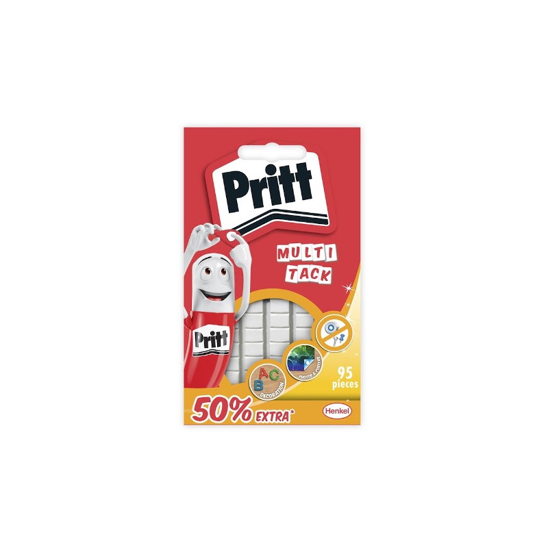 PRITT MULTITACK BIANCO 95pz Gommini Adesivi Multiuso 2679462