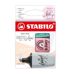 1 - 3 pz Evidenziatore Stabilo Boss Mini Pastellove
