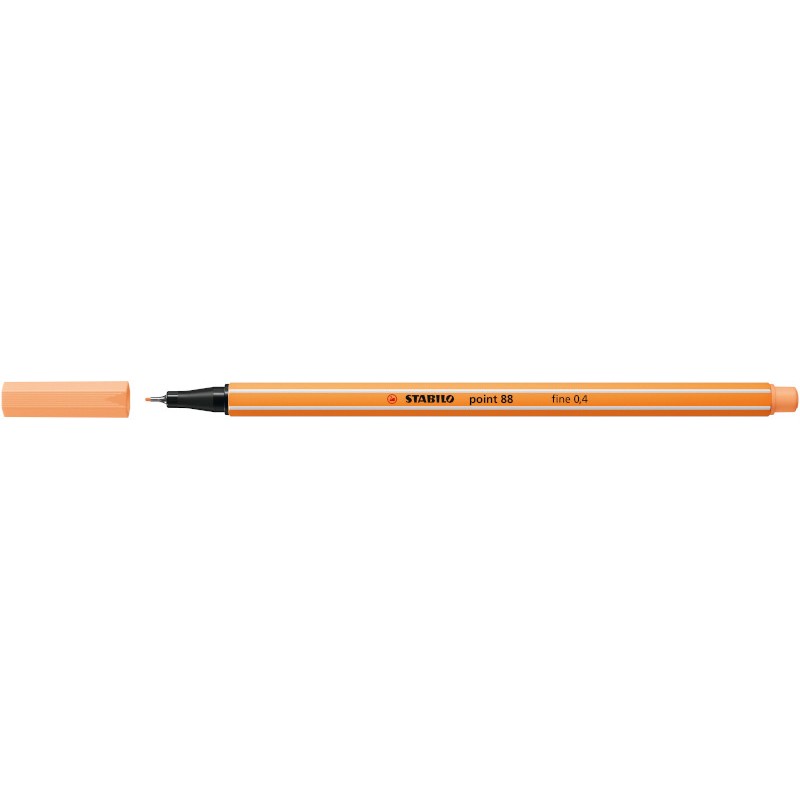 Penna Stabilo point 88/25 Fineliner arancio chiaro