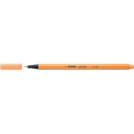 Penna Stabilo point 88/25 Fineliner arancio chiaro