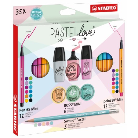 1 - STABILO PASTELLOVE SET 35pz 77/5-9-5