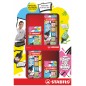STABILO BOSS MINI by Snooze One set mini evidenziatori colori assortiti design graffiti art expositor
