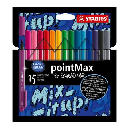 1 - STABILO POINT MAXI BY SNOOZE ONE ASTUCCIO -15 COL. 488/15-06
