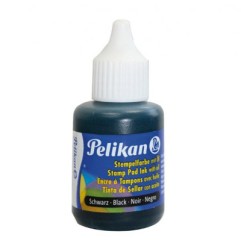 1 - PELIKAN INCHIOSTRO TIMBRI METALLO CON OLIO 30ML. NERO 351353