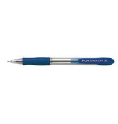 1 - PILOT Penna Biro sfera a scatto SUPER GRIP M 1441 colore Blu 1,0mm 001441