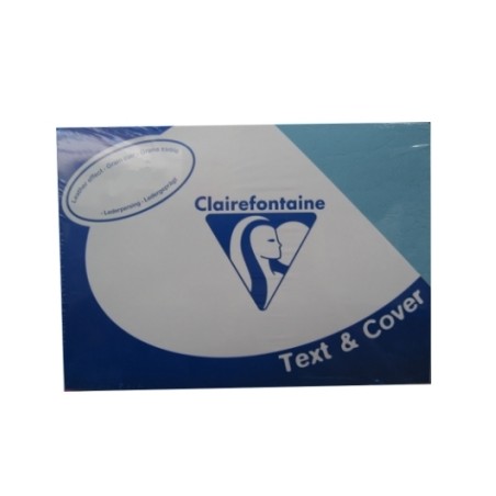 1 - CLAIREFONTAINE 100 fogli Carta per fotocopie A4 pelle blu polare 2761 240 gr