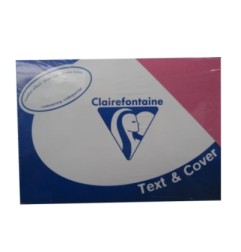1 - CLAIREFONTAINE 100 fogli Carta per fotocopie A4 pelle rosso vivo 2773 240 gr