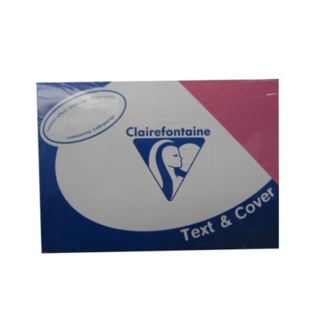 1 - CLAIREFONTAINE 100 fogli Carta per fotocopie A4 pelle rosso vivo 2773 240 gr