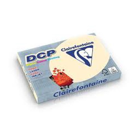 1 - CLAIREFONTAINE DCP 250 fogli Carta per fotocopie colore avorio 6823 A3 200 gr