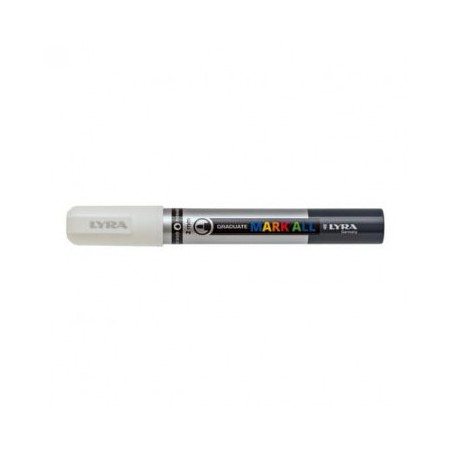 1 - FILA 6 pz Marcatore Lyra Mark All graduate 2 mm bianco L6820001