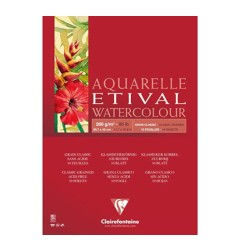 1 - BLOCCO AQUARELLO A3 200gr. 10fg COLLATO ETIVAL CLAIREFONTAINE 96375C