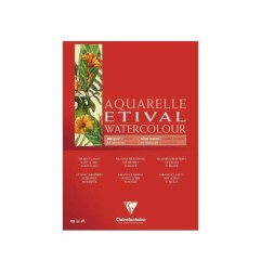 1 - BLOCCO AQUARELLO A3 300gr. 10fg COLLATO ETIVAL CLAIREFONTAINE 96393C