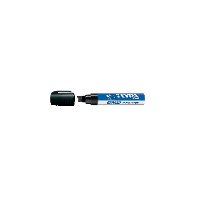 Lyra Marker pennarello indelebile grosso nero L4030099