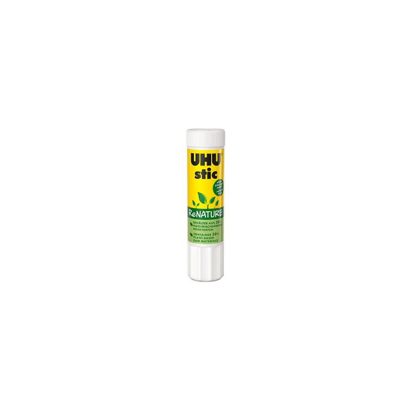 COLLA STICK UHU 40 GR. RE-NATURE -12pz 45802