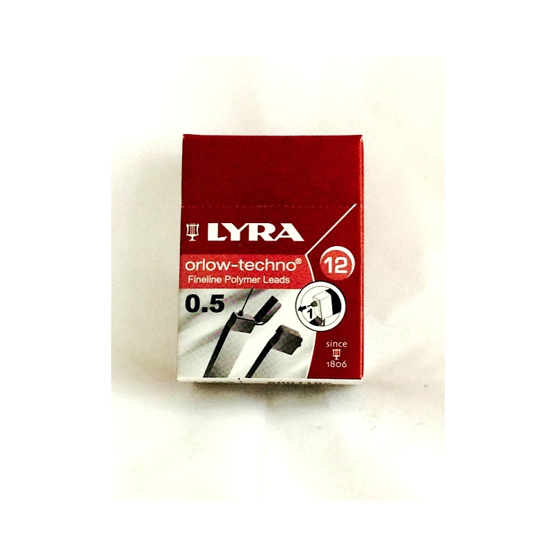 FILA Astuccio 12 Mine LYRA 2B 0,5 mm L5001102