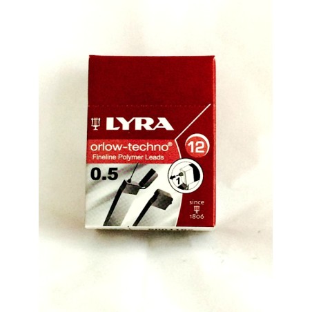 1 - FILA Astuccio 12 Mine LYRA 2B 0,5 mm L5001102