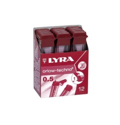 1 - FILA Astuccio 12 Mine LYRA HB 0,5 mm L5001100