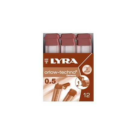 1 - FILA Astuccio 12 Mine LYRA H 0,5 mm L5001111