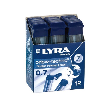 1 - FILA Astuccio 12 Mine LYRA 2B 0,7 mm L5002102