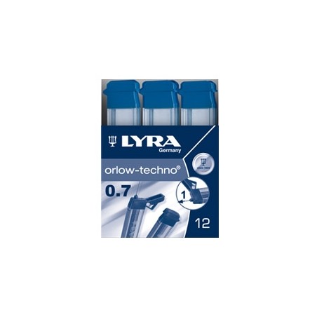 Mine per Portamine LYRA Techno Fineline 0,7 mm HB 12 Pz L5002100
