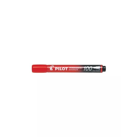 MARKER PILOT 100 -12pz PUNTA TONDA ROSSO 002707