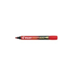 Pilot Permanent Marker 400 rosso punta scalpello 4 mm confezione 12 pz 002712