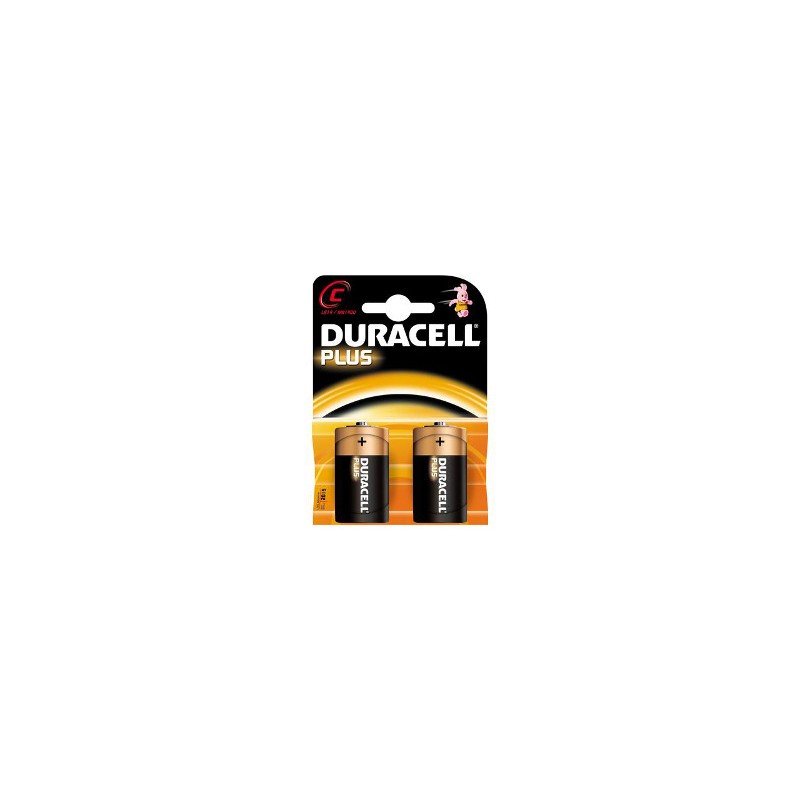 Pile Duracell Plus - mezzatorcia - conf. 2 MN1400