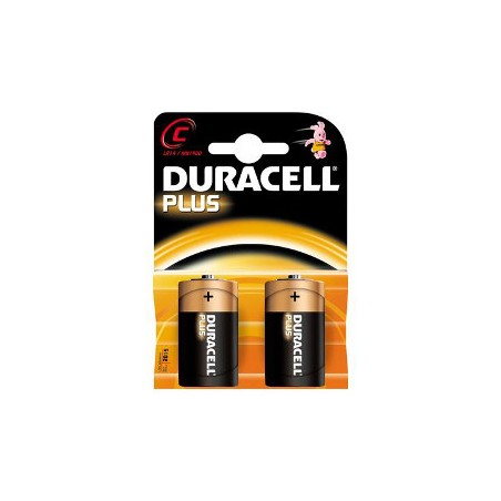 1 - Pile Duracell Plus - mezzatorcia - conf. 2 MN1400
