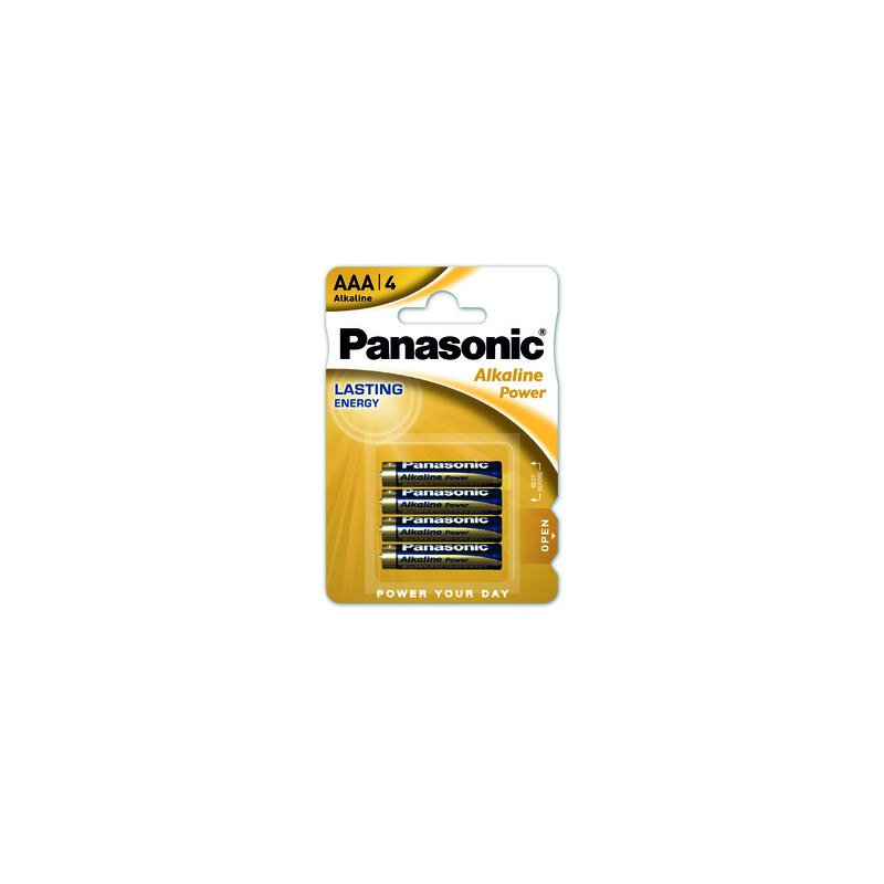 4 pz Panasonic Pile ministilo alkalina AAA LR03