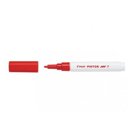 1 - PILOT Pennarello Marker Pintor fine colore rosso 002323