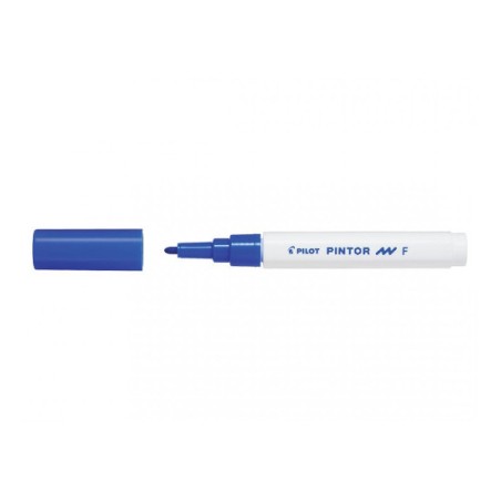 1 - PILOT Pennarello Marker Pintor fine colore blu 002322