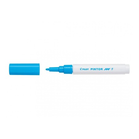 1 - PILOT Pennarello Marker Pintor fine colore azzurro 002332
