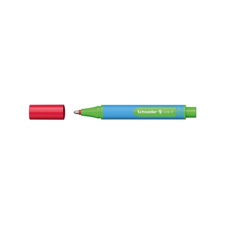 1 - 10 pz Penna Biro Slider Link-It Schneider colore rosso 154502