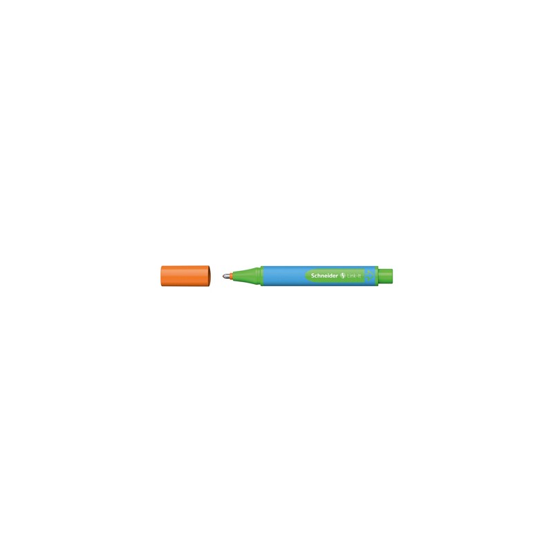 10 pz Penna Biro Slider Link-It Schneider colore arancio 154506