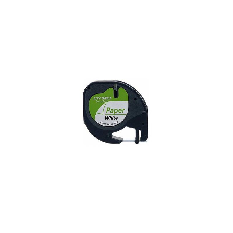 Nastri di carta non lucidi per etichettatrici Dymo Letratag 12x4mt S0721510