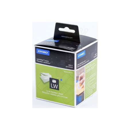 1 - Etichette Dymo LabelWriter carta permanente 89x36mm bianco S0722400