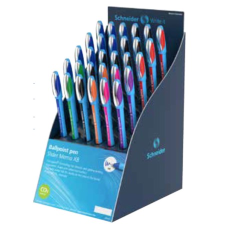 1 - 30 pz Penna Biro Slider Memo XB Schneider colori assortiti 304042