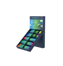 1 - SCHNEIDER Espositore Link-it 80 Penne a Sfera + 20 Evidenziatori da banco 002833