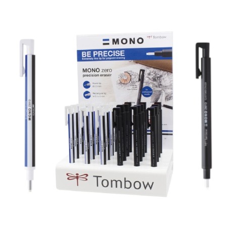 1 - GOMMA TOMBOW MONO ZERO DI PRECISIONE -24pz ass. PEH-KU-24P