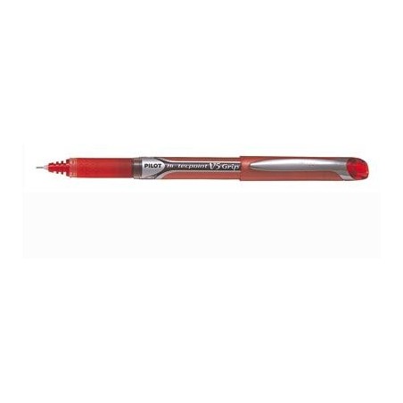 1 - PILOT Penna Roller Tecpoint V5 grip colore rosso 006732