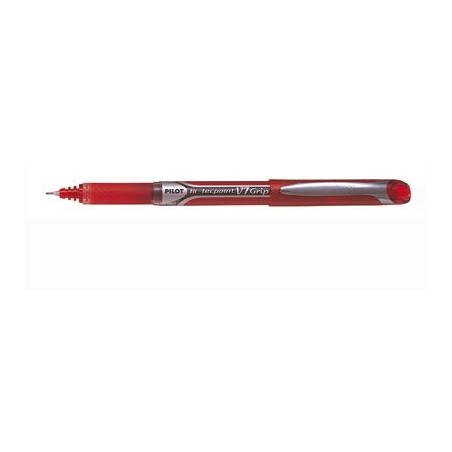 1 - PILOT Penna Roller Tecpoint V7 Grip colore rosso 006737