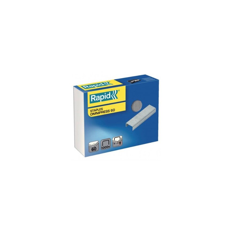 5x1000 pezzi Punti Rapid-se omnipress per spillatrice 60 5000561