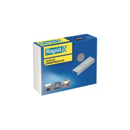 1 - 5x1000 pezzi Punti Rapid-se omnipress per spillatrice 60 5000561