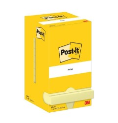 1 - 3M -12 pezzi Post-it 654 colore giallo 76x76 654-CY
