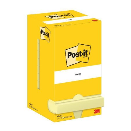 1 - 3M -12 pezzi Post-it 654 colore giallo 76x76 654-CY