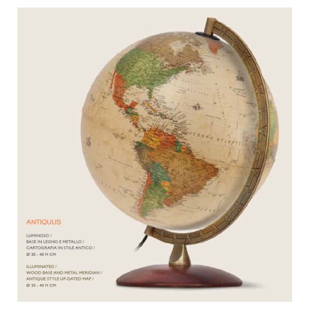 1 - Mappamondo Antiquus diam.30 Novarico